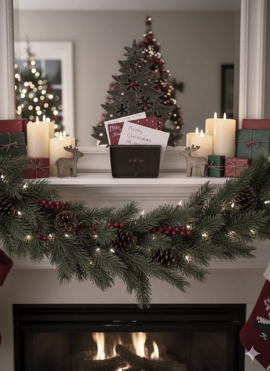 Haitian Handmade Metal Christmas Tree – Holiday Wall Art & Candle Holder.