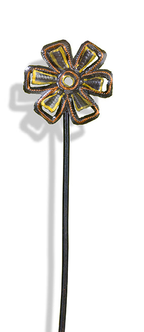 Flower Power Painted Floral Picks (Set of 6)