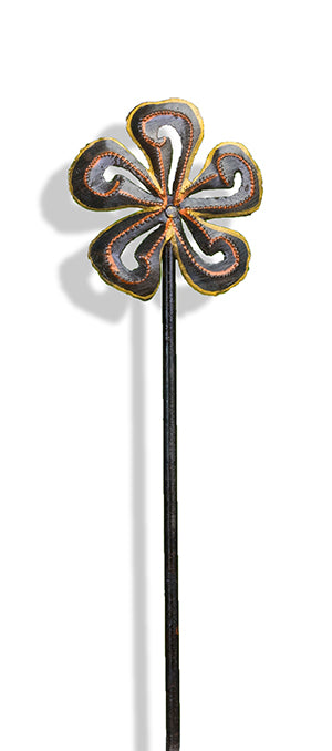 Flower Power Painted Floral Picks (Set of 6)