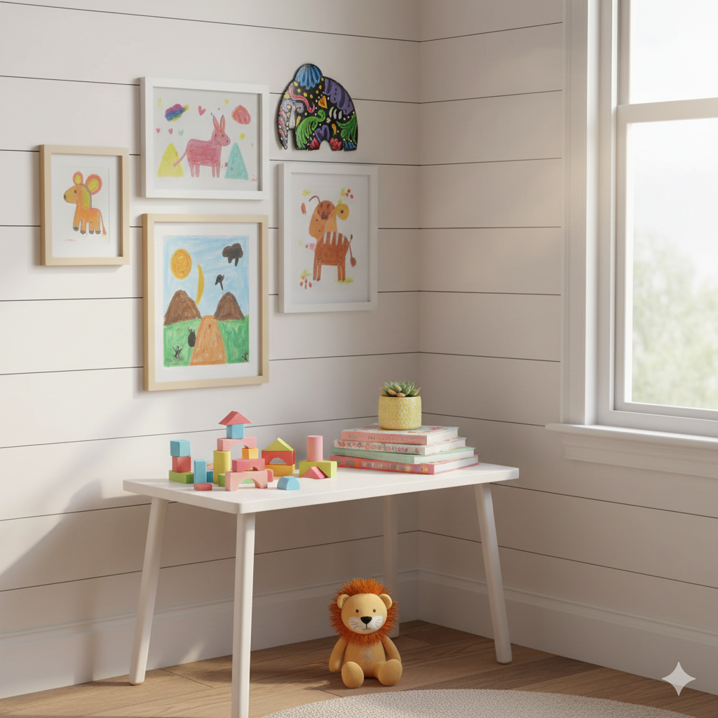 Hand-Painted Small Elephant Decor – Colorful Haitian Artisan Art (Set of 2)