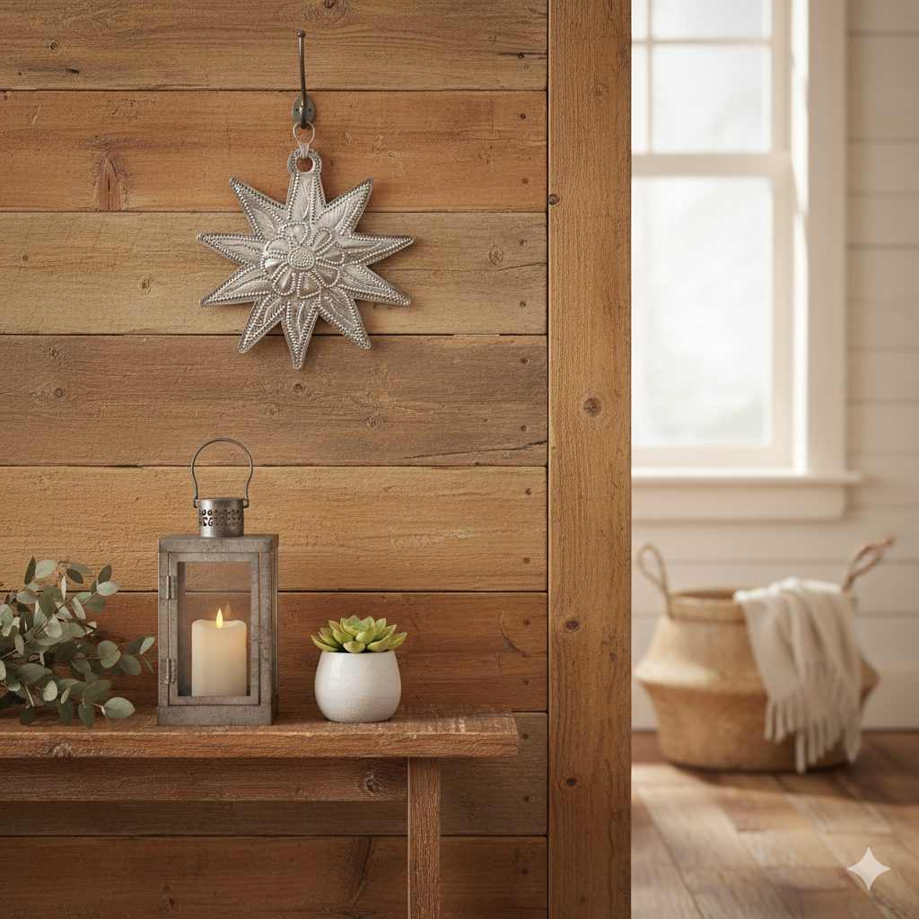 Handcrafted Metal Sunflower Ornament – Haitian Artisan Decor.