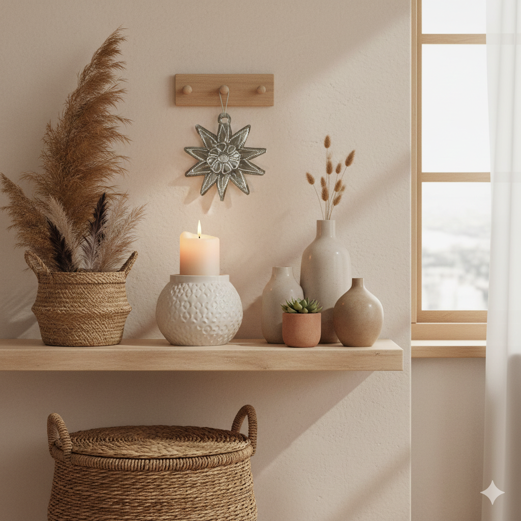 Handcrafted Metal Sunflower Ornament – Haitian Artisan Decor.