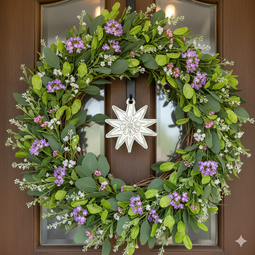 Handcrafted Metal Sunflower Ornament – Haitian Artisan Decor.