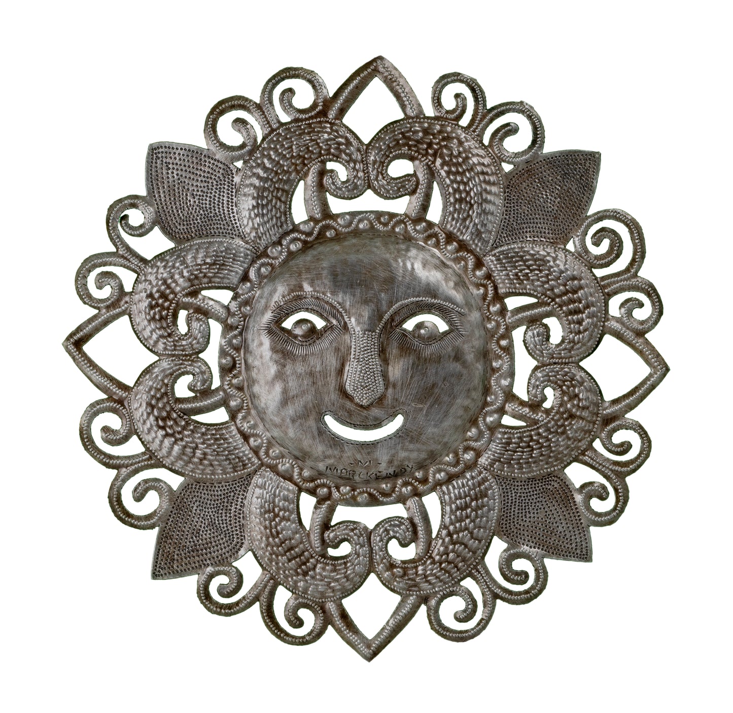 Quatrefoil Sun Face