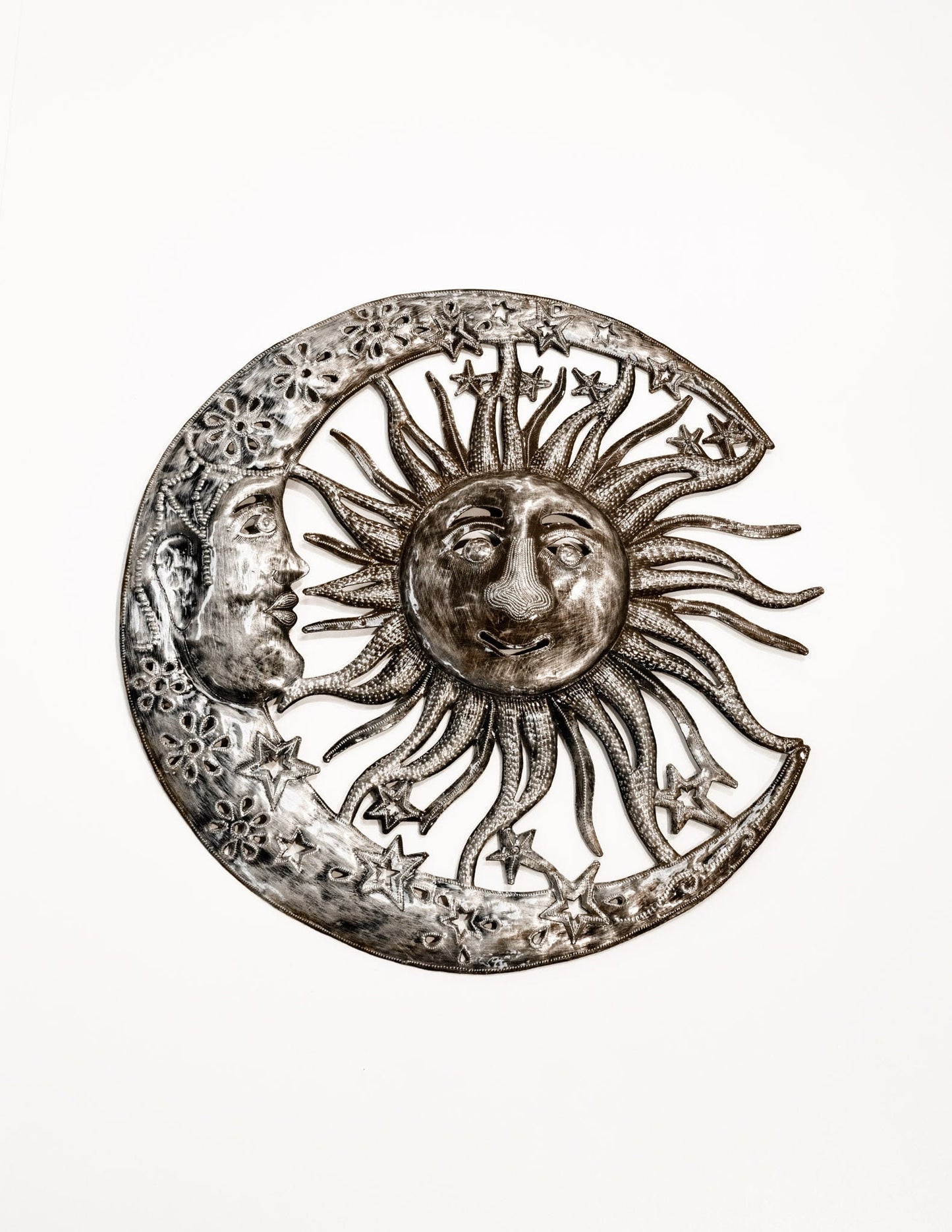 Floral Moon and Sun