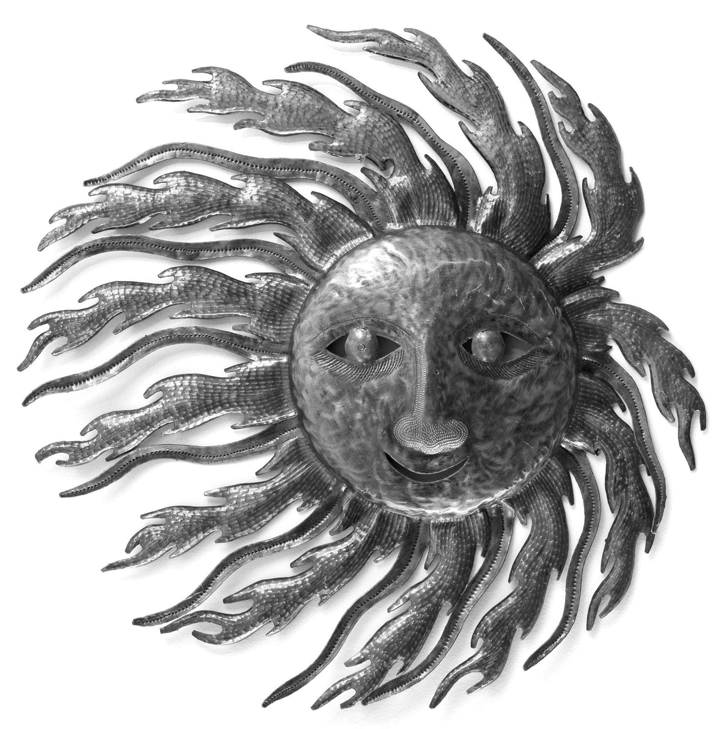 Blowing in the Wind. Indoor Outdoor Wall Hanging Metal Art. Handmade in Haiti. Recycled Metal. Home Patio Décor Patio and Garden.