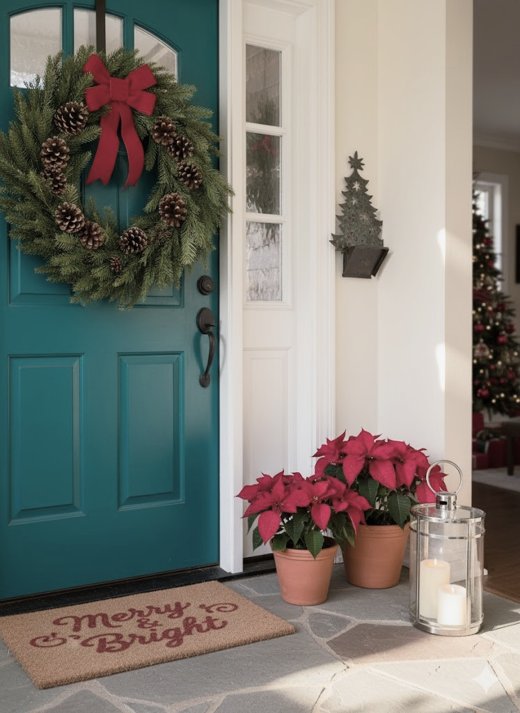 Haitian Handmade Metal Christmas Tree – Holiday Wall Art & Candle Holder.