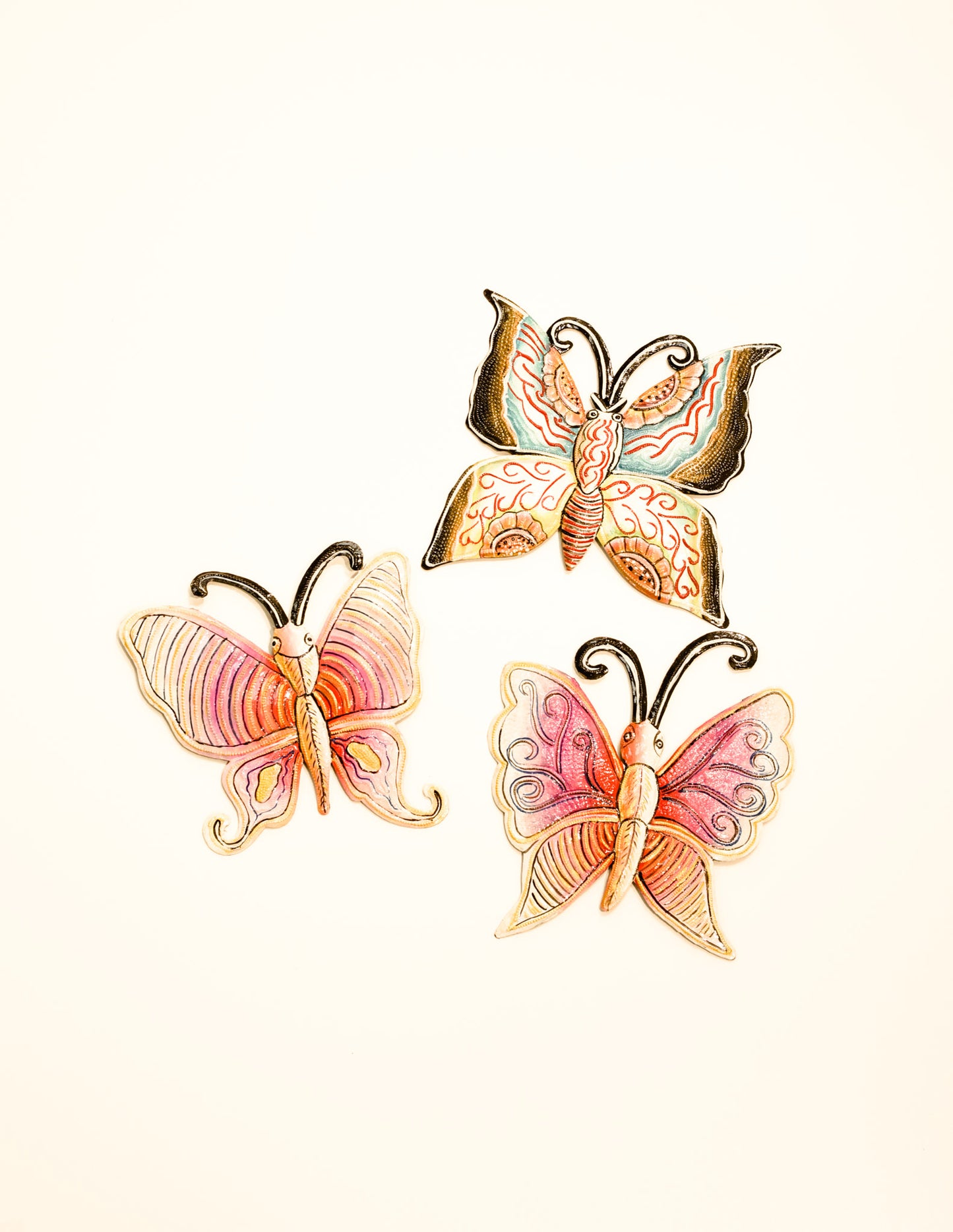 Painted Beautiful Butterflies (Set of 3)