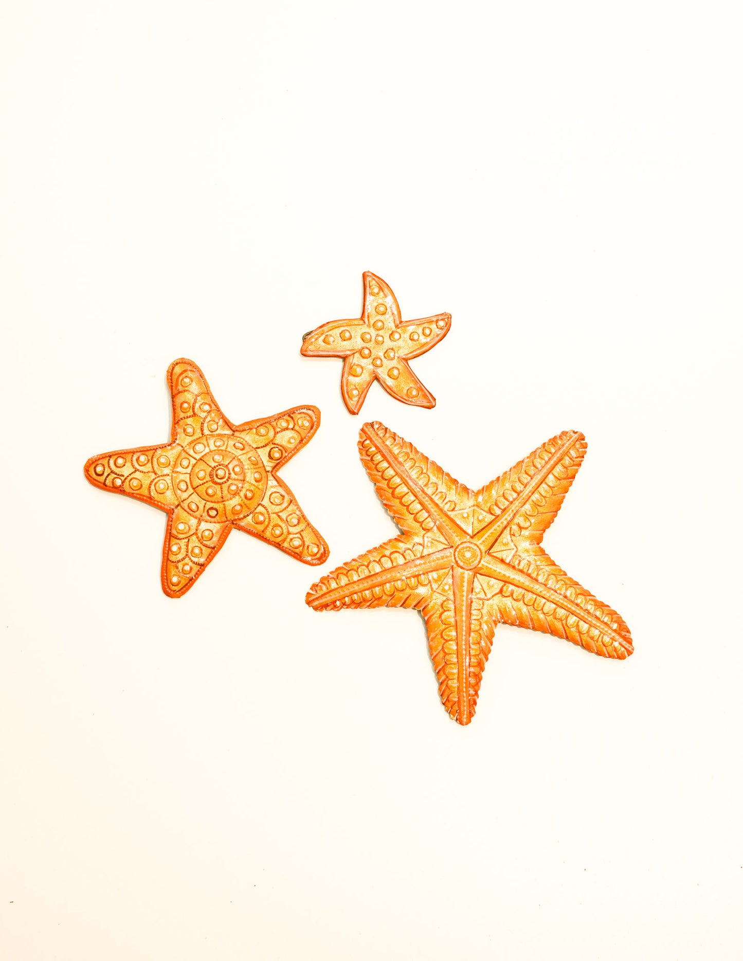 Painted Sea Stars (Set of 3)