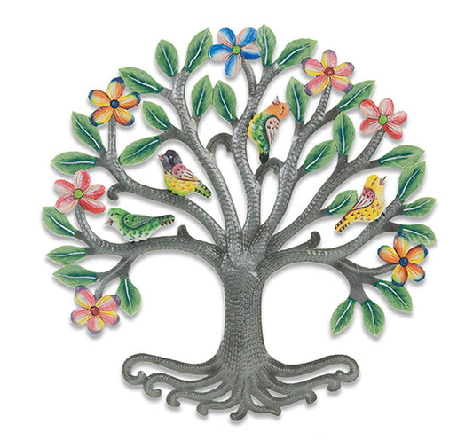 Painted Floral Halo Tree