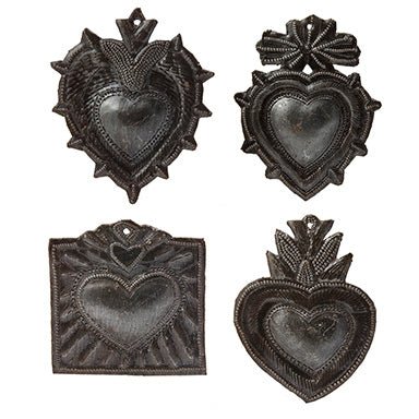Milagro Hearts (Set of 4 - Assorted)