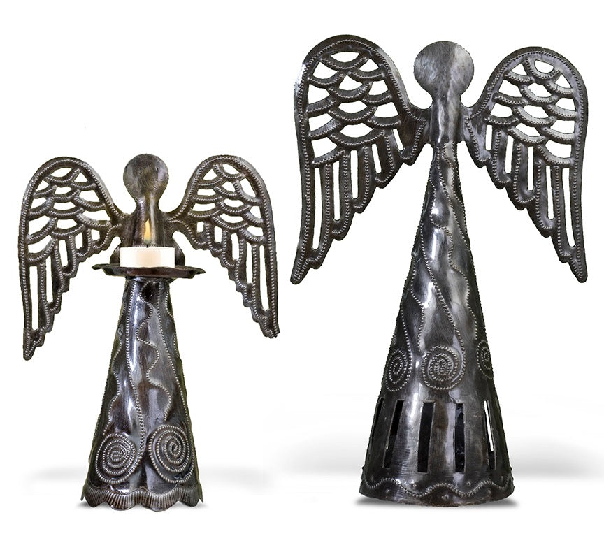 Paired Standing Angels (Set of 2)
